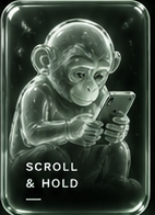 Scroll and hold artwork